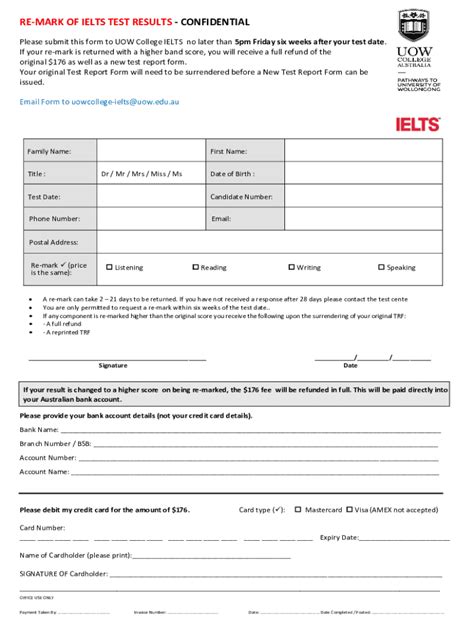 ielts remark form|How to request a remark of your IELTS test .